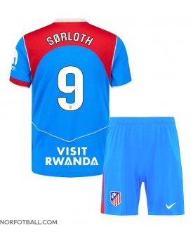 Billige Fotballdrakt Atletico Madrid Alexander Sorloth #9 Replika Tredjedraktsett Barn 2025-26 Kortermet (med bukser)